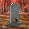 HO-LI-A040 | Hilgert Grabsteine | Stehender Grabstein aus Granit | auch als Urnengrabstein