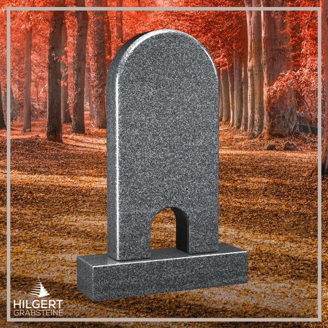HO-LI-A040 | Hilgert Grabsteine | Stehender Grabstein aus Granit | auch als Urnengrabstein
