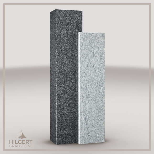HO-LI-A041 | Hilgert Grabsteine | Stehender Grabstein aus Granit | auch als Urnengrabstein