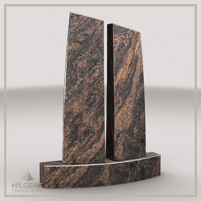 HO-LI-E076 | Hilgert Grabsteine | Stehender Grabstein aus Granit | auch als Urnengrabstein