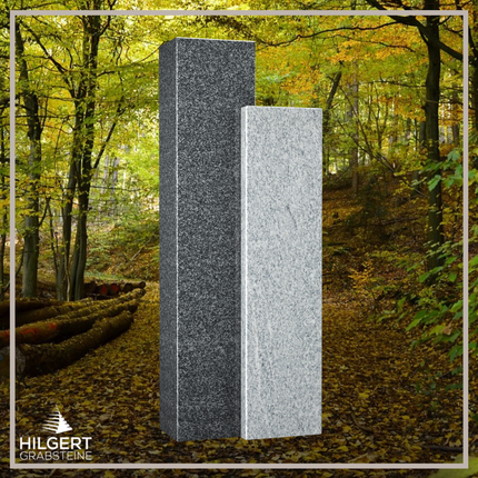 HO-LI-A041 | Hilgert Grabsteine | Stehender Grabstein aus Granit | auch als Urnengrabstein