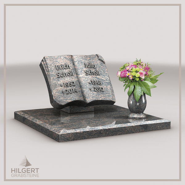 LI-LI-E112 | Hilgert Grabsteine | Liegender Grabstein | Granit