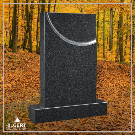 HO-LI-A043 | Hilgert Grabsteine | Stehender Grabstein aus Granit | auch als Urnengrabstein