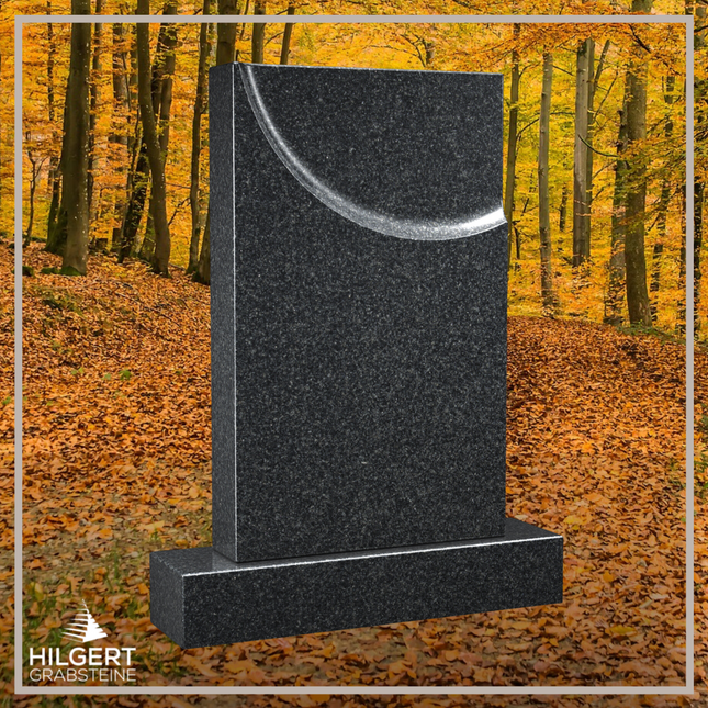 HO-LI-A043 | Hilgert Grabsteine | Stehender Grabstein aus Granit | auch als Urnengrabstein