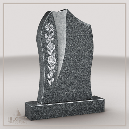 HO-LI-C045 | Hilgert Grabsteine | Stehender Grabstein aus Granit | auch als Urnengrabstein