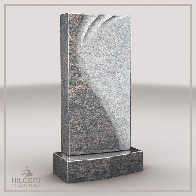 HO-LI-D160 | Hilgert Grabsteine | Stehender Grabstein aus Granit | auch als Urnengrabstein