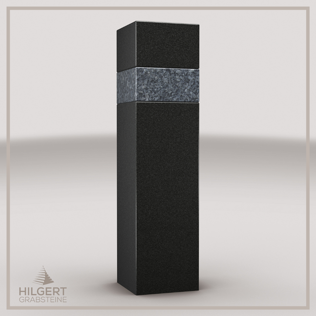 HO-LI-A044 | Hilgert Grabsteine | Stehender Grabstein aus Granit | auch als Urnengrabstein