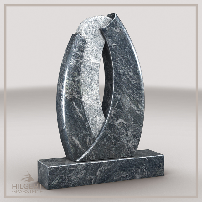 HO-LI-E087 | Hilgert Grabsteine | Stehender Grabstein aus Granit | auch als Urnengrabstein