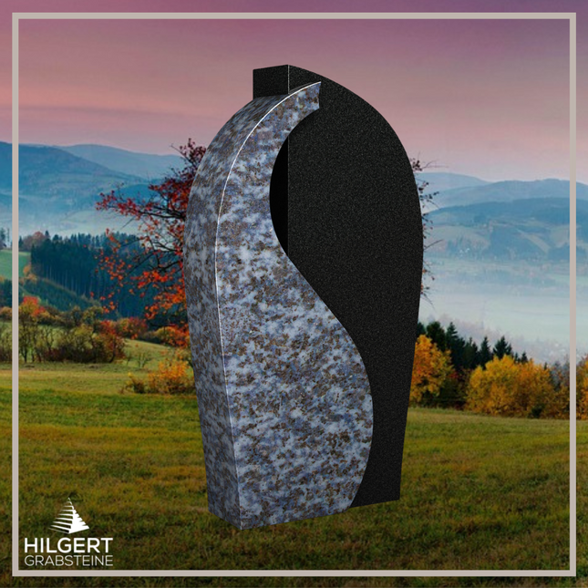 HO-LI-C181 | Hilgert Grabsteine | Stehender Grabstein aus Granit | auch als Urnengrabstein