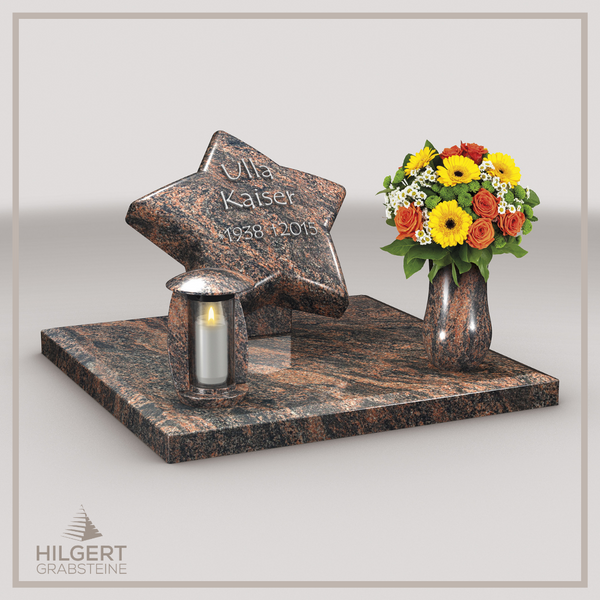 LI-LI-E122 | Hilgert Grabsteine | Liegender Grabstein | Granit