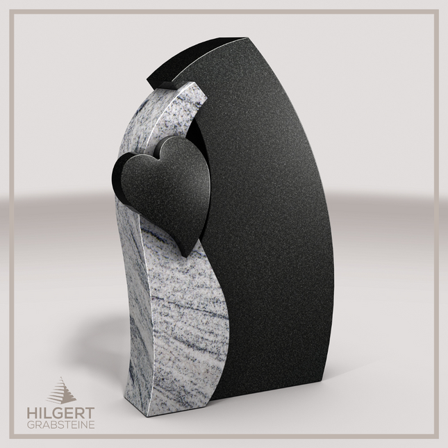 HO-LI-C184 | Hilgert Grabsteine | Stehender Grabstein aus Granit | auch als Urnengrabstein
