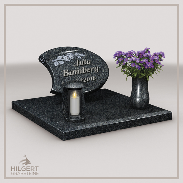 LI-LI-M032 | Hilgert Grabsteine | Liegender Grabstein | Granit
