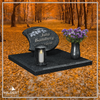 LI-LI-M032 | Hilgert Grabsteine | Liegender Grabstein | Granit