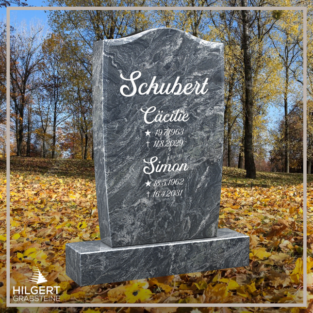 HO-LI-B016 | Hilgert Grabsteine | Stehender Grabstein aus Granit | auch als Urnengrabstein
