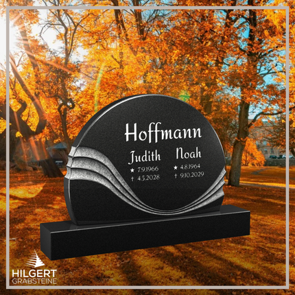 BR-LI-D178 | Hilgert Grabsteine | Stehender Grabstein aus Granit