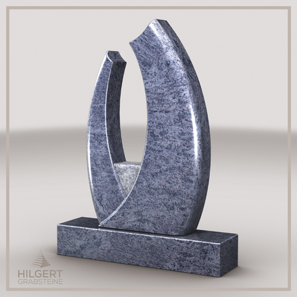 HO-LI-E102 | Hilgert Grabsteine | Stehender Grabstein aus Granit | auch als Urnengrabstein