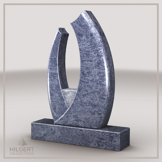 HO-LI-E102 | Hilgert Grabsteine | Stehender Grabstein aus Granit | auch als Urnengrabstein