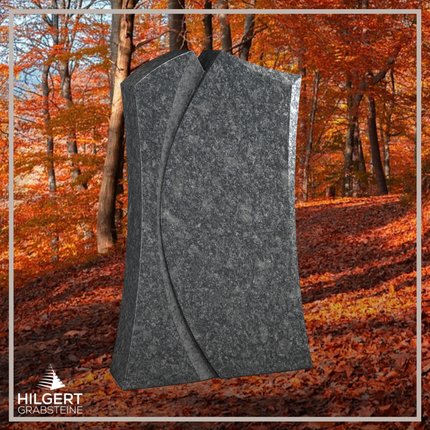 HO-LI-C185 | Hilgert Grabsteine | Stehender Grabstein aus Granit | auch als Urnengrabstein