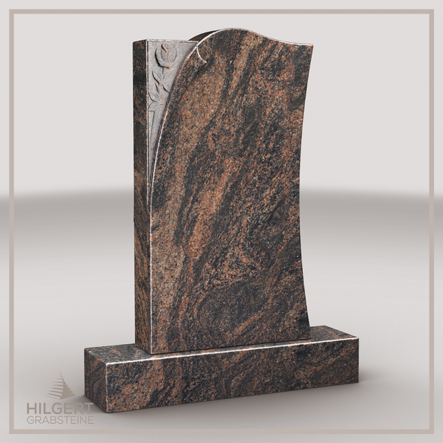 HO-LI-E114 | Hilgert Grabsteine | Stehender Grabstein aus Granit | auch als Urnengrabstein