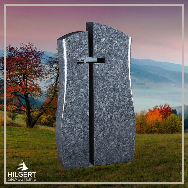 HO-LI-C187 | Hilgert Grabsteine | Stehender Grabstein aus Granit | auch als Urnengrabstein