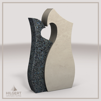HO-LI-C188 | Hilgert Grabsteine | Stehender Grabstein aus Granit | auch als Urnengrabstein