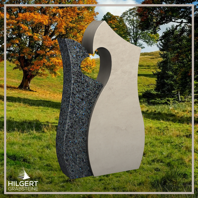 HO-LI-C188 | Hilgert Grabsteine | Stehender Grabstein aus Granit | auch als Urnengrabstein
