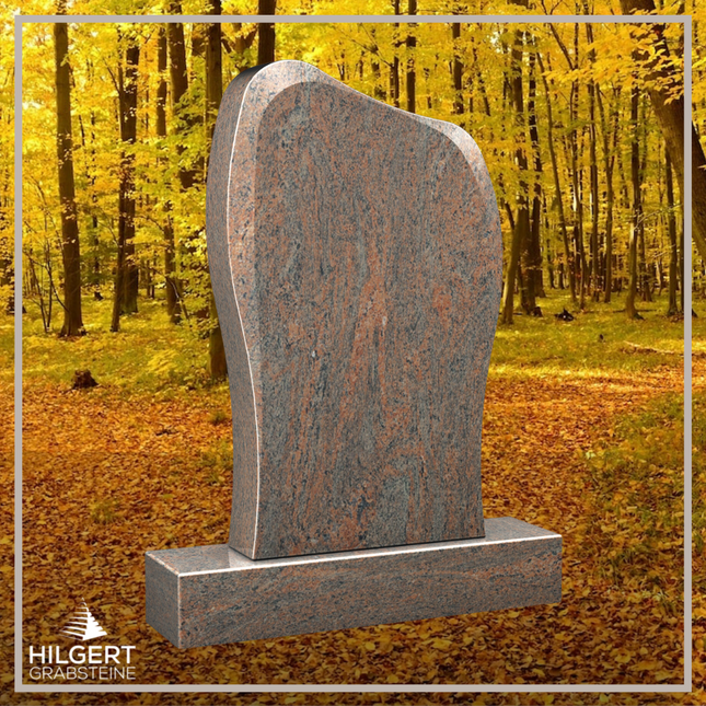 HO-LI-B034 | Hilgert Grabsteine | Stehender Grabstein aus Granit | auch als Urnengrabstein