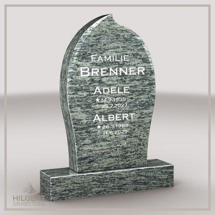 HO-LI-G008 | Hilgert Grabsteine | Stehender Grabstein aus Granit | auch als Urnengrabstein
