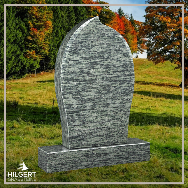 HO-LI-G008 | Hilgert Grabsteine | Stehender Grabstein aus Granit | auch als Urnengrabstein