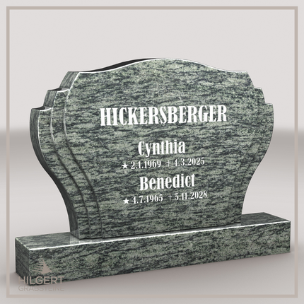 BR-LI-D082 | Hilgert Grabsteine | Stehender Grabstein aus Granit