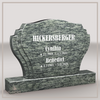 BR-LI-D082 | Hilgert Grabsteine | Stehender Grabstein aus Granit