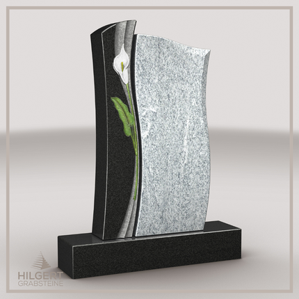 HO-LI-M026 | Hilgert Grabsteine | Stehender Grabstein aus Granit | auch als Urnengrabstein