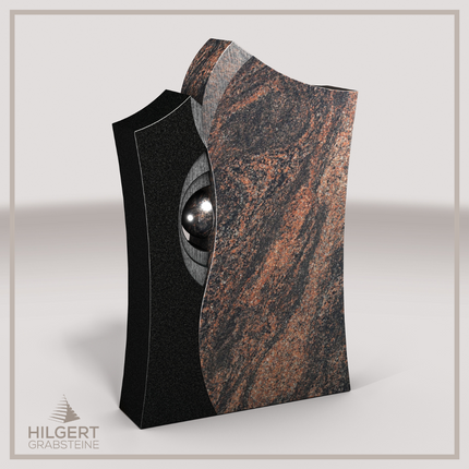 HO-LI-C193 | Hilgert Grabsteine | Stehender Grabstein aus Granit | auch als Urnengrabstein