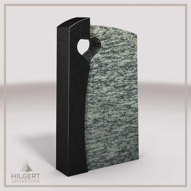 HO-LI-C194 | Hilgert Grabsteine | Stehender Grabstein aus Granit | auch als Urnengrabstein
