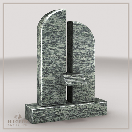 HO-LI-B071 | Hilgert Grabsteine | Stehender Grabstein aus Granit | auch als Urnengrabstein