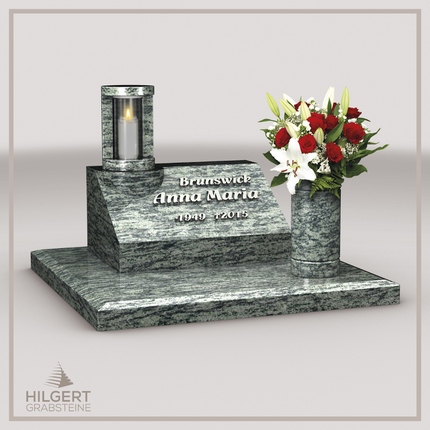 LI-LI-B084 | Hilgert Grabsteine | Liegender Grabstein | Granit