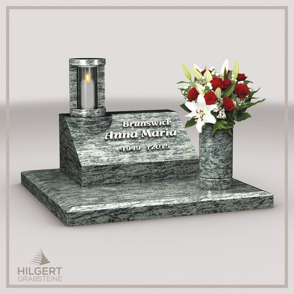 LI-LI-B084 | Hilgert Grabsteine | Liegender Grabstein | Granit