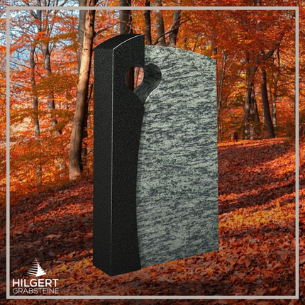 HO-LI-C194 | Hilgert Grabsteine | Stehender Grabstein aus Granit | auch als Urnengrabstein