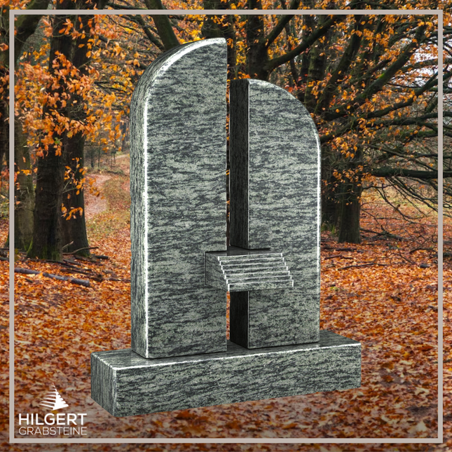 HO-LI-B071 | Hilgert Grabsteine | Stehender Grabstein aus Granit | auch als Urnengrabstein