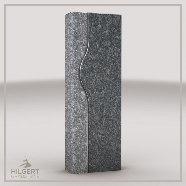 HO-LI-B075 | Hilgert Grabsteine | Stehender Grabstein aus Granit | auch als Urnengrabstein
