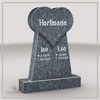 HO-LI-D001 | Hilgert Grabsteine | Stehender Grabstein aus Granit | auch als Urnengrabstein