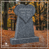 HO-LI-D001 | Hilgert Grabsteine | Stehender Grabstein aus Granit | auch als Urnengrabstein