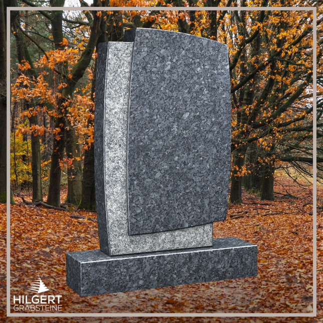 HO-LI-C046 | Hilgert Grabsteine | Stehender Grabstein aus Granit | auch als Urnengrabstein