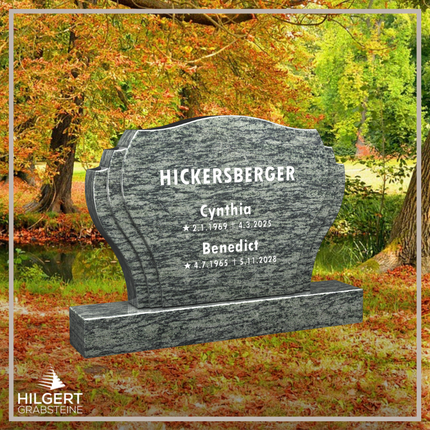 BR-LI-D082 | Hilgert Grabsteine | Stehender Grabstein aus Granit