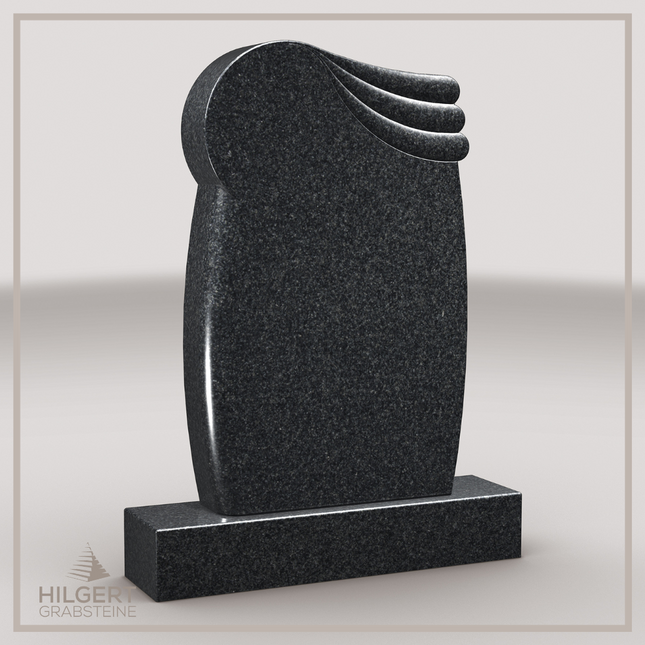 HO-LI-D008 | Hilgert Grabsteine | Stehender Grabstein aus Granit | auch als Urnengrabstein