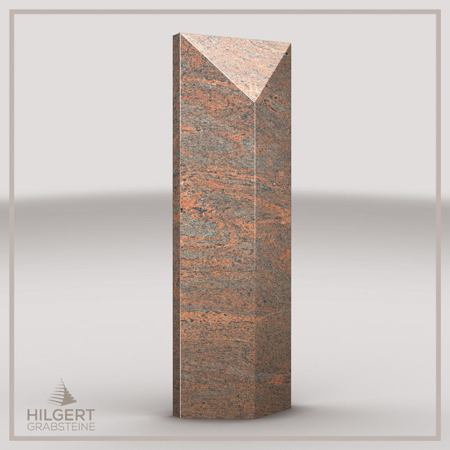 HO-LI-B077 | Hilgert Grabsteine | Stehender Grabstein aus Granit | auch als Urnengrabstein