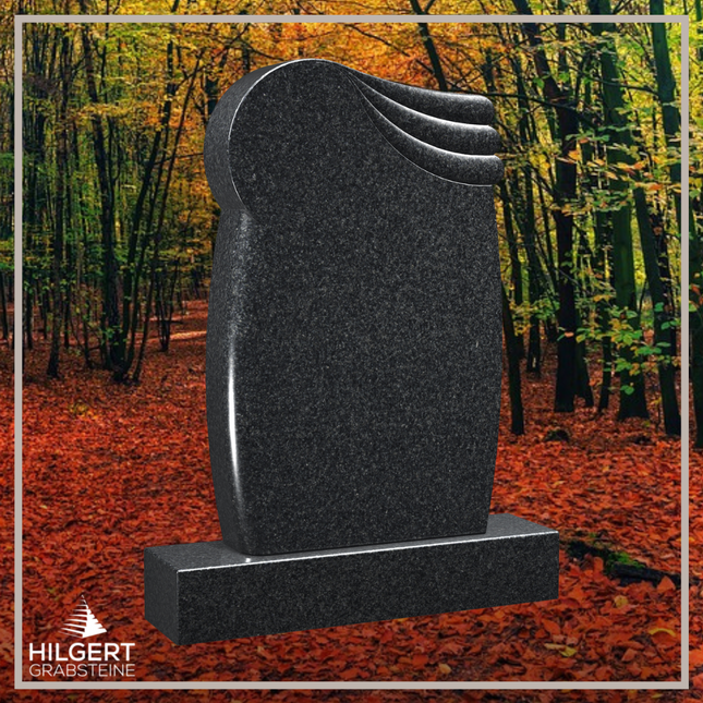 HO-LI-D008 | Hilgert Grabsteine | Stehender Grabstein aus Granit | auch als Urnengrabstein