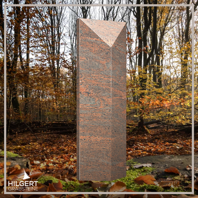 HO-LI-B077 | Hilgert Grabsteine | Stehender Grabstein aus Granit | auch als Urnengrabstein