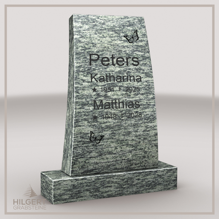 HO-LI-C083 | Hilgert Grabsteine | Stehender Grabstein aus Granit | auch als Urnengrabstein
