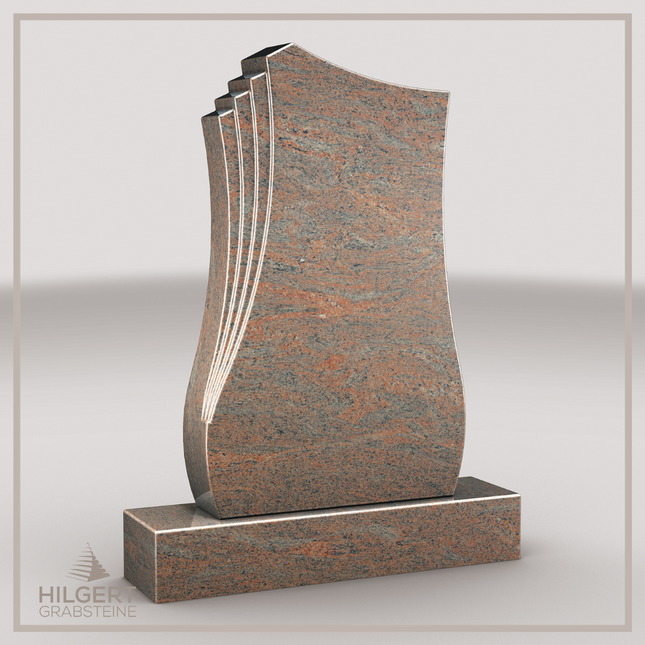 HO-LI-D025 | Hilgert Grabsteine | Stehender Grabstein aus Granit | auch als Urnengrabstein